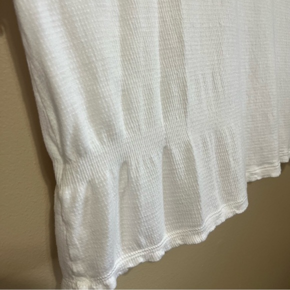 Soft Surroundings Long Sleeve White Blouse With Lace Detail Size XL - Picture 8 of 9